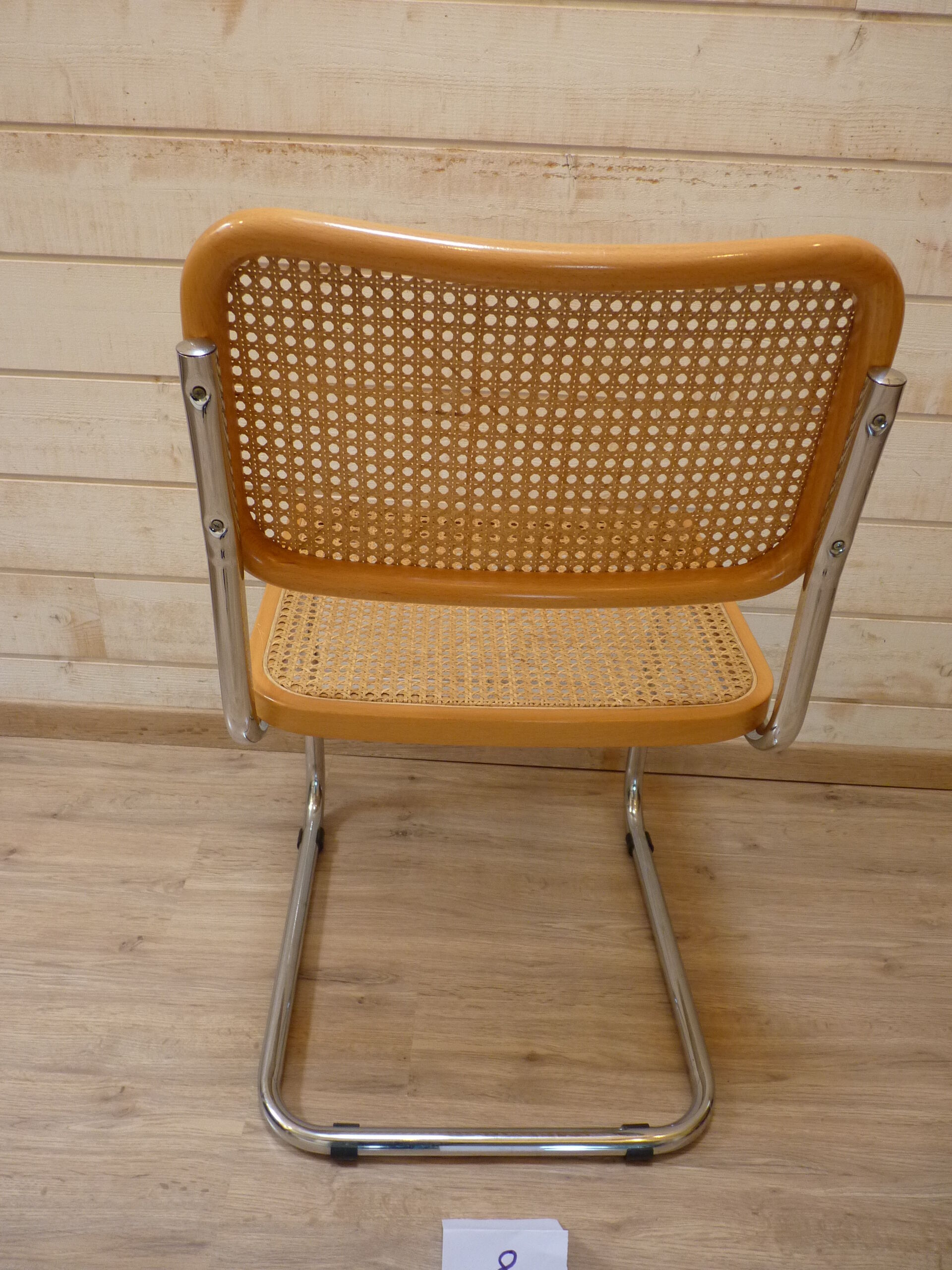 Eight chairs "Cesca B32" by Marcel Breuer