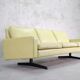 Mid-Century Scandinavian Leather Sofa, 1960s
