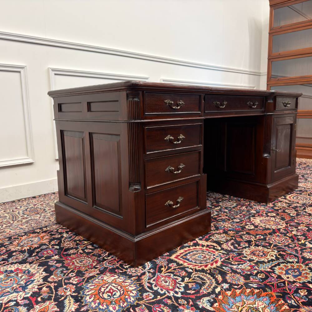 Classic English Desk with Backboard