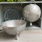 Vintage aluminum strainer