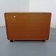 Small rollable teak media sideboard from Dyrlund, 1970s