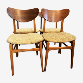 4 vintage Scandinavian chairs