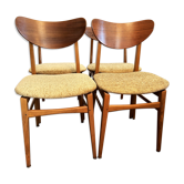4 vintage Scandinavian chairs