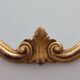 Florentine Style Giltwood Mirror with Acanthus Crest and Bevelled Glass, It