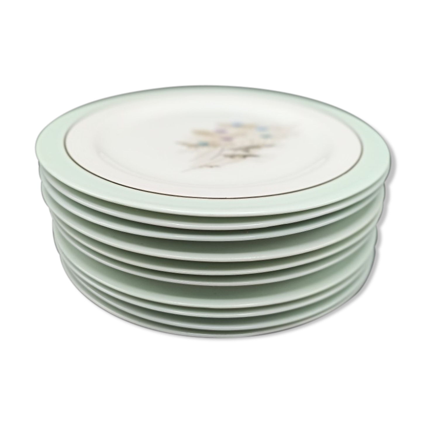 Set of 10 plates Ch. Ahrenfeldt Limoges
