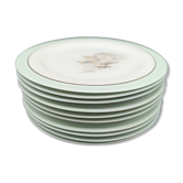 Set of 10 plates Ch. Ahrenfeldt Limoges