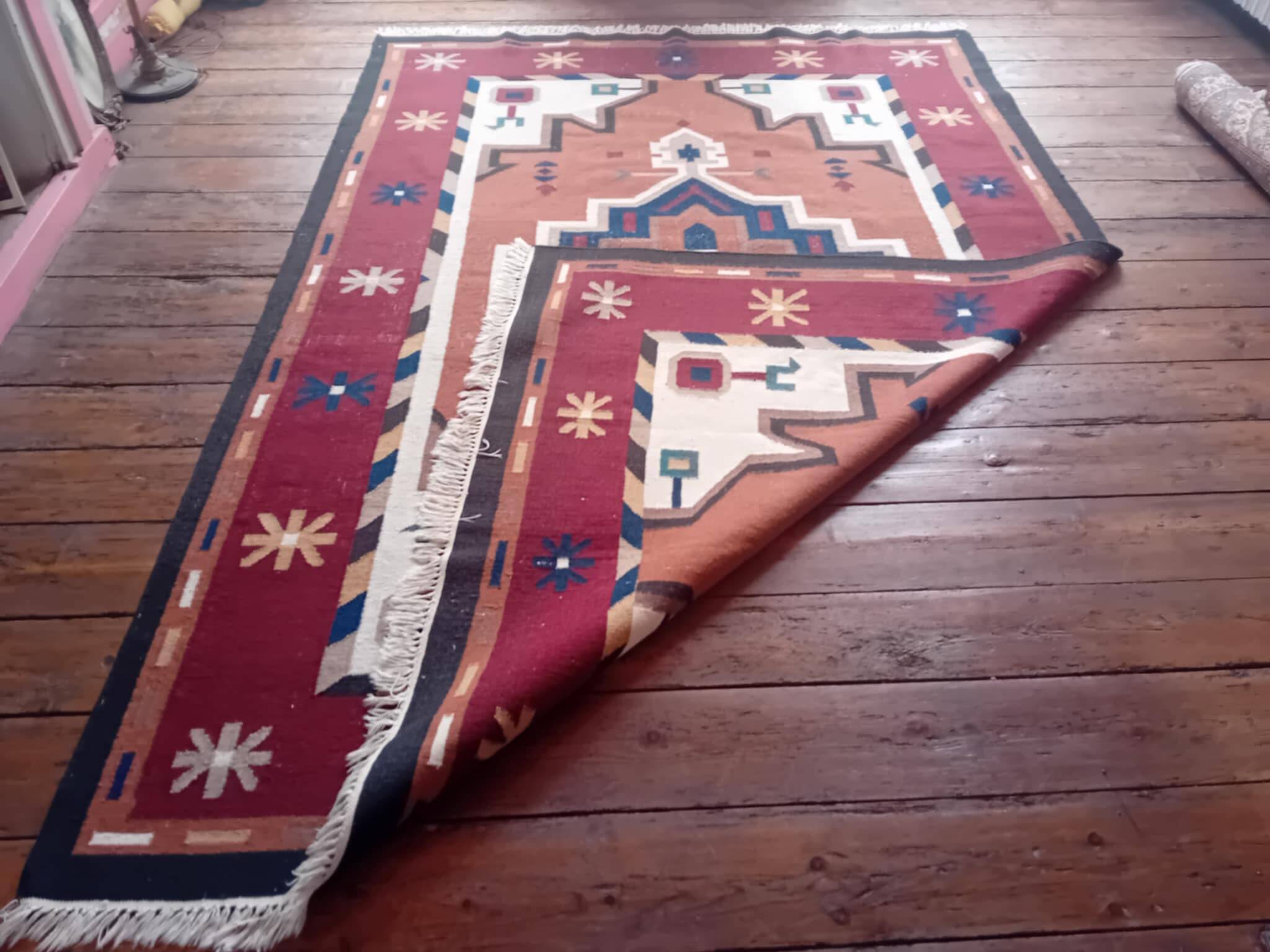 Handmade Indo-Caucasian Kilim 287x203cm