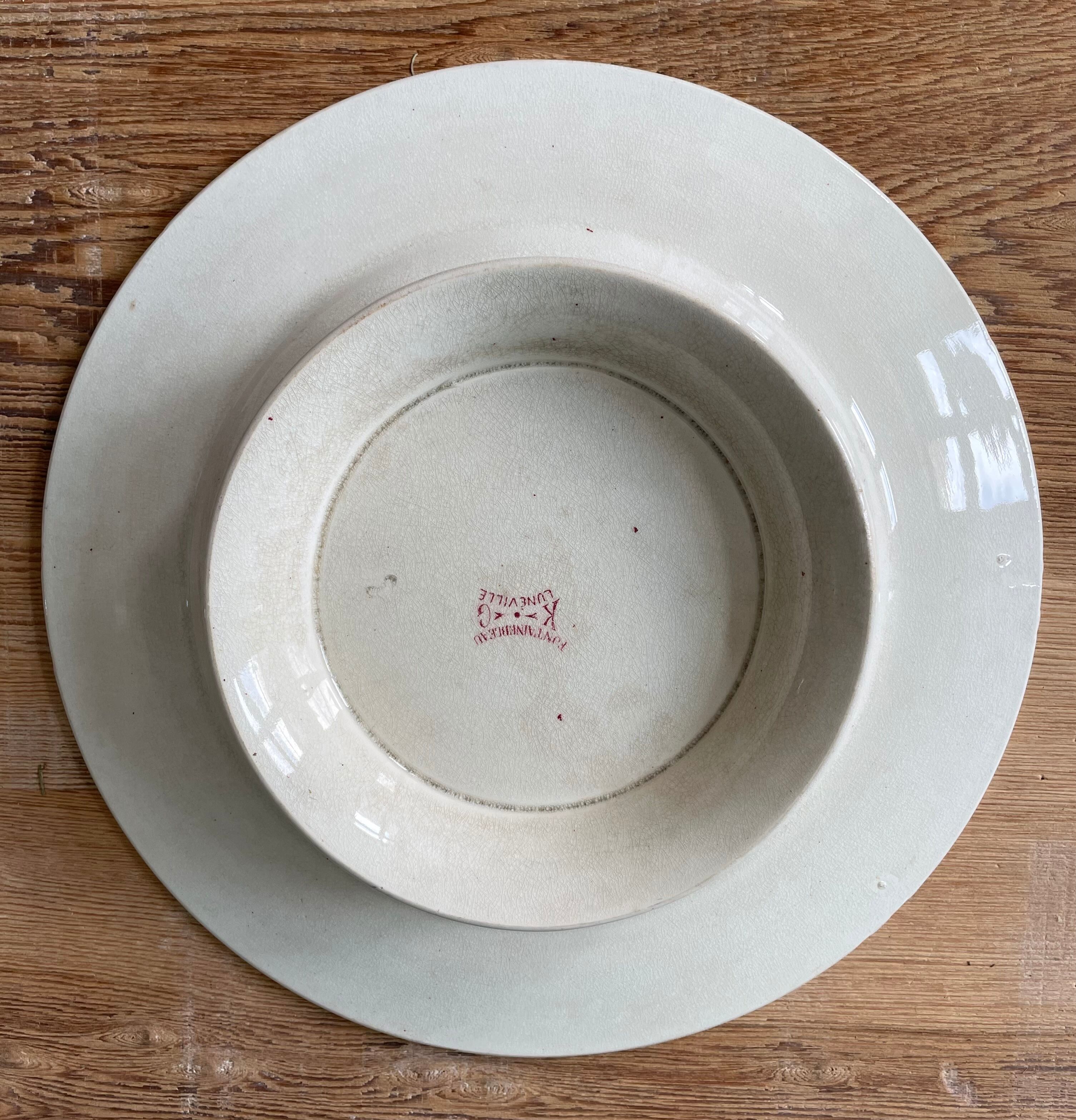 Compotier Keller and Guerin Lunéville, Fontainebleau model