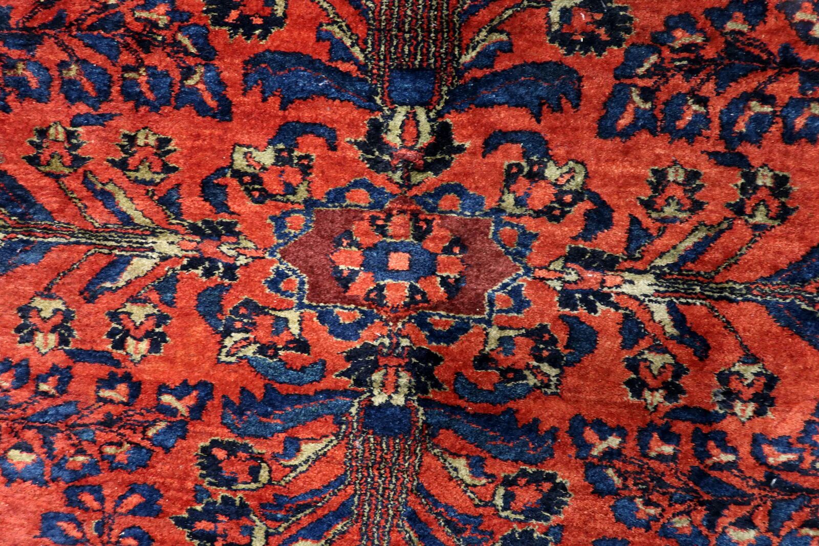 Antique Persian Lilihan handmade rug 173 x 200 cm 1920s - 1C1216