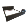 Cadre de lit double avec tabouret