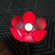 Sixties flower wall lamps