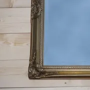 Large Bevelled Wall Mirror Ornate Vintage