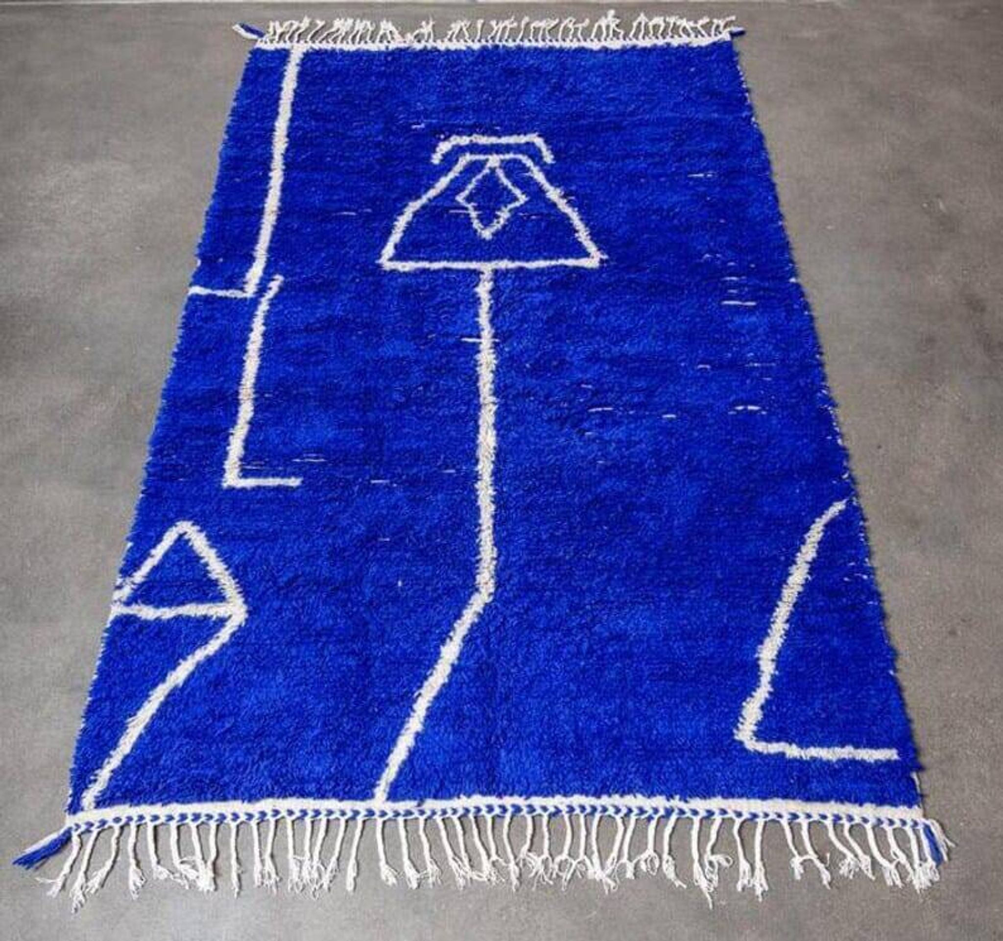 Traditional handmade Berber Azilal rug