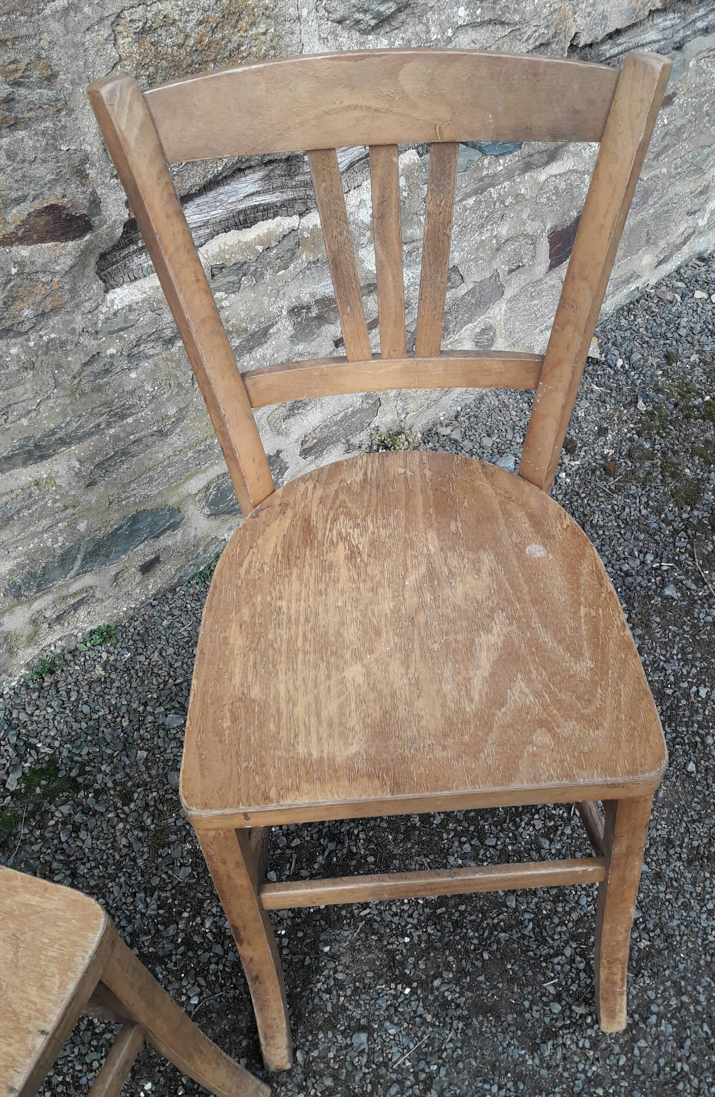 Pair of bistro chairs