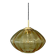 Suspension globe vintage XL en verre ambré