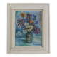 Hand Painted Painting, Oil on Canvas, Signed, Czechoslovakia, 1963