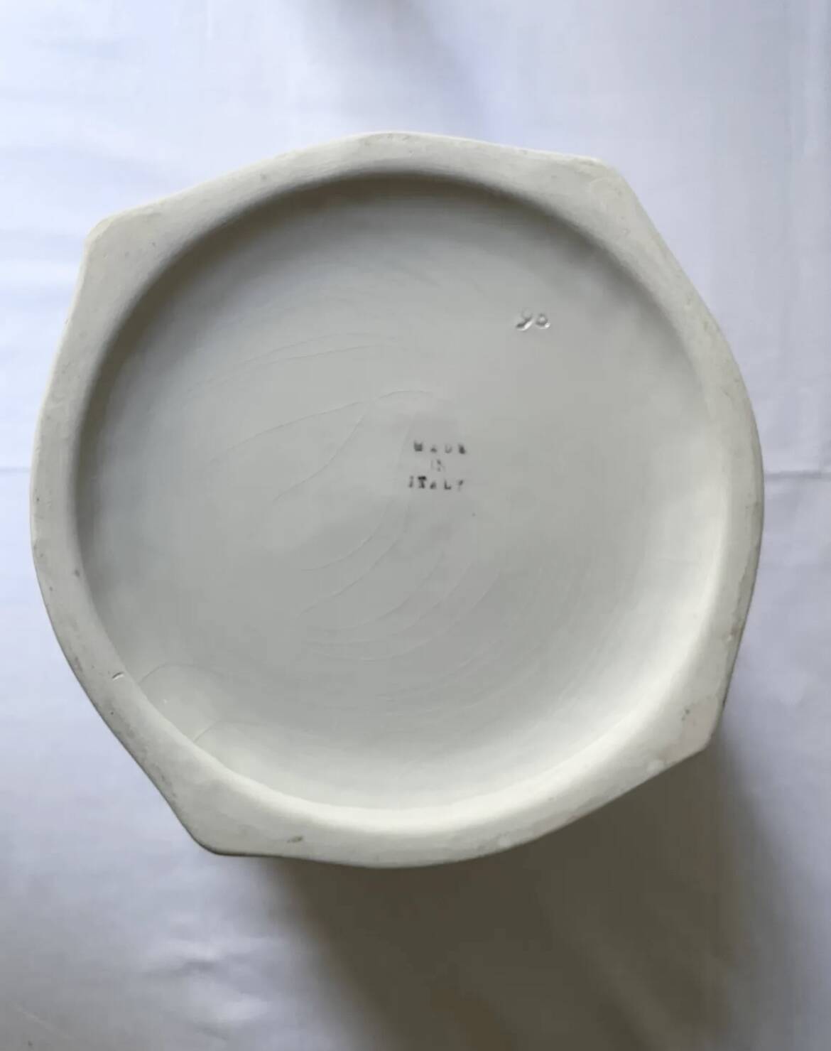 Openwork planter in Italian earthenware