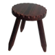 tripod stool with raw charm