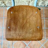 Vintage children's chair in wood and metal from the 50s/60s