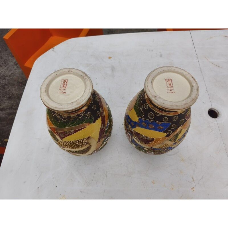 Pair of Japanese vases
