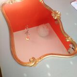 Old gilded wood mirror  123x79cm