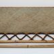 Shelf in curved bamboo and vintage rattan