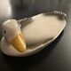 1 duck-shaped ceramic foie gras dish