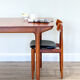 Mid-century McIntosh double extending dining table