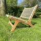 Chair / garden armchair / single-seater in retro rattan