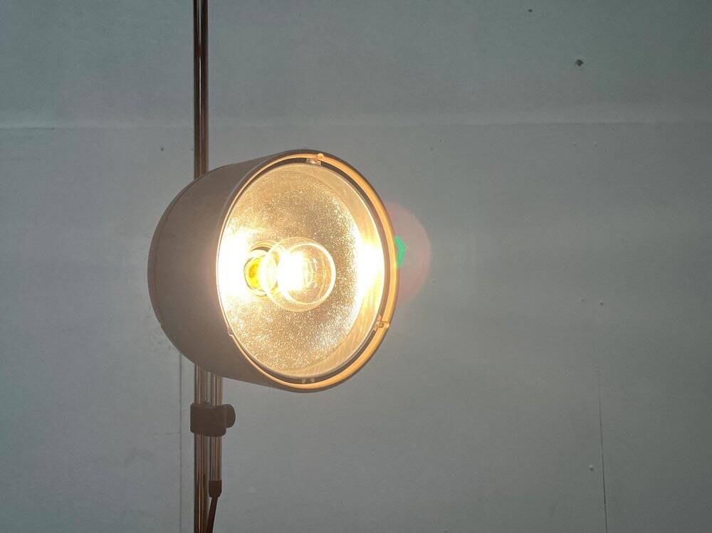 Vintage German floor lamp from the space age by Staff Leuchten, 1970s.