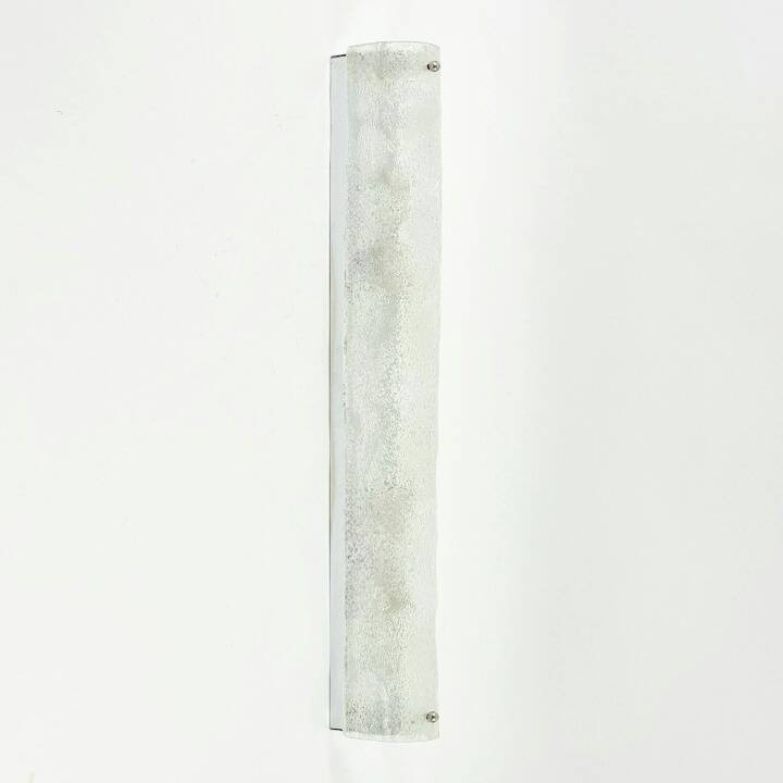Mid-Century XL Tubular Murano Glass Wall Light - Hillebrand, Germany, 1970s