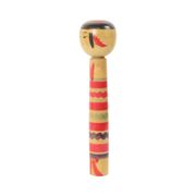 Large Kokeshi Doll XL Solid Wood Japan Showa Period 37cm