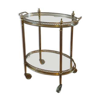 Brass dessert trolley