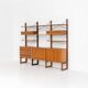 Free standing wall unit by Poul Cadovius for Cado (Denmark, 1960s).
