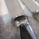 12 silver plated dessert knives by Christofle Vendome, 20.3cm