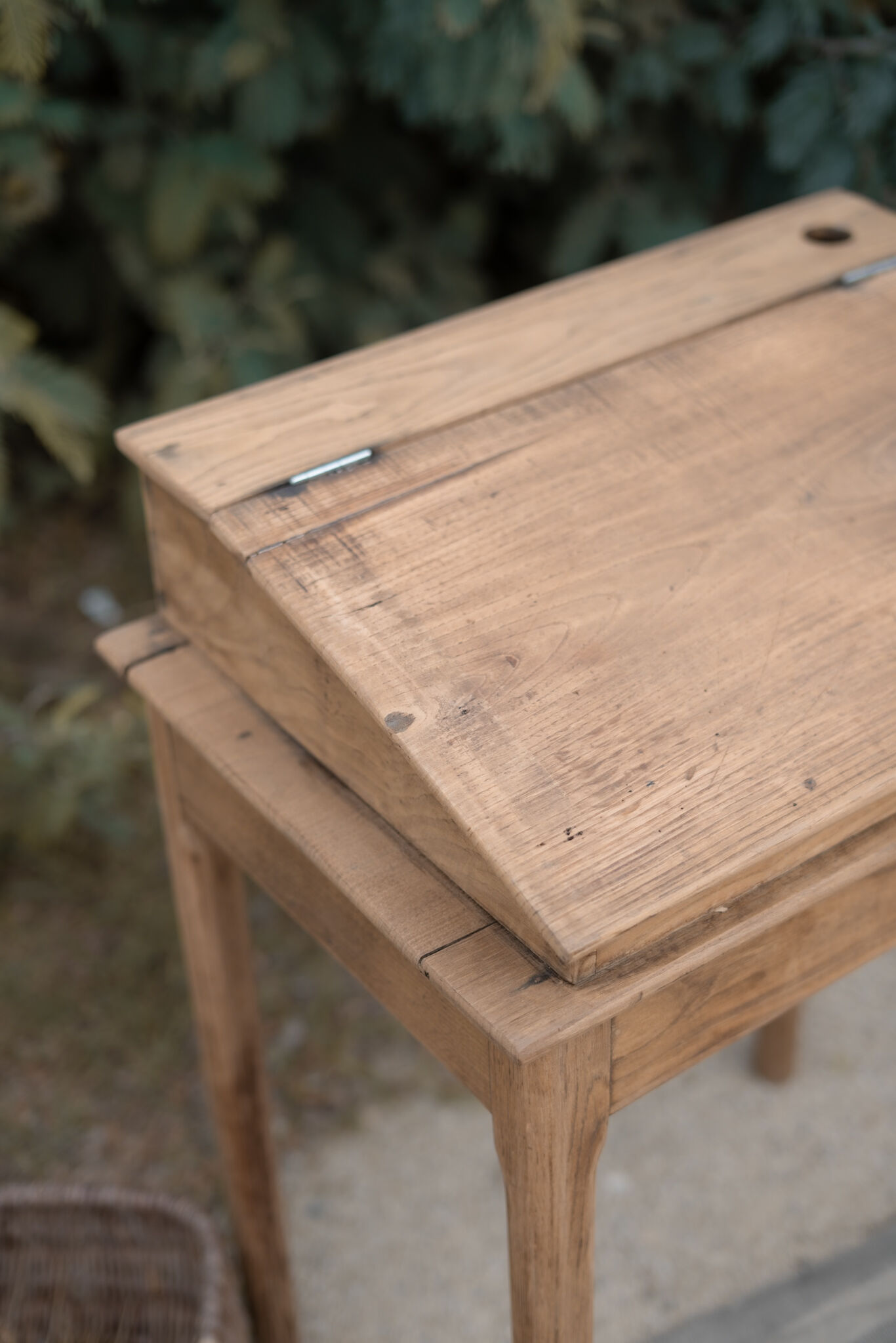 Renovated wooden desk