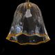 La murrina ceiling lamp in murano glass, italy 1970's