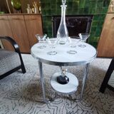 Guerdon Bauhaus chrome metal formica