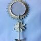Vintage flower mirror