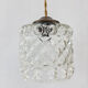 Suspension vintage en verre