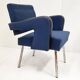 Paire de fauteuils "president" de jacques adnet 1950 vintage 50s 1950s