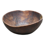 Antique African wooden salad bowl