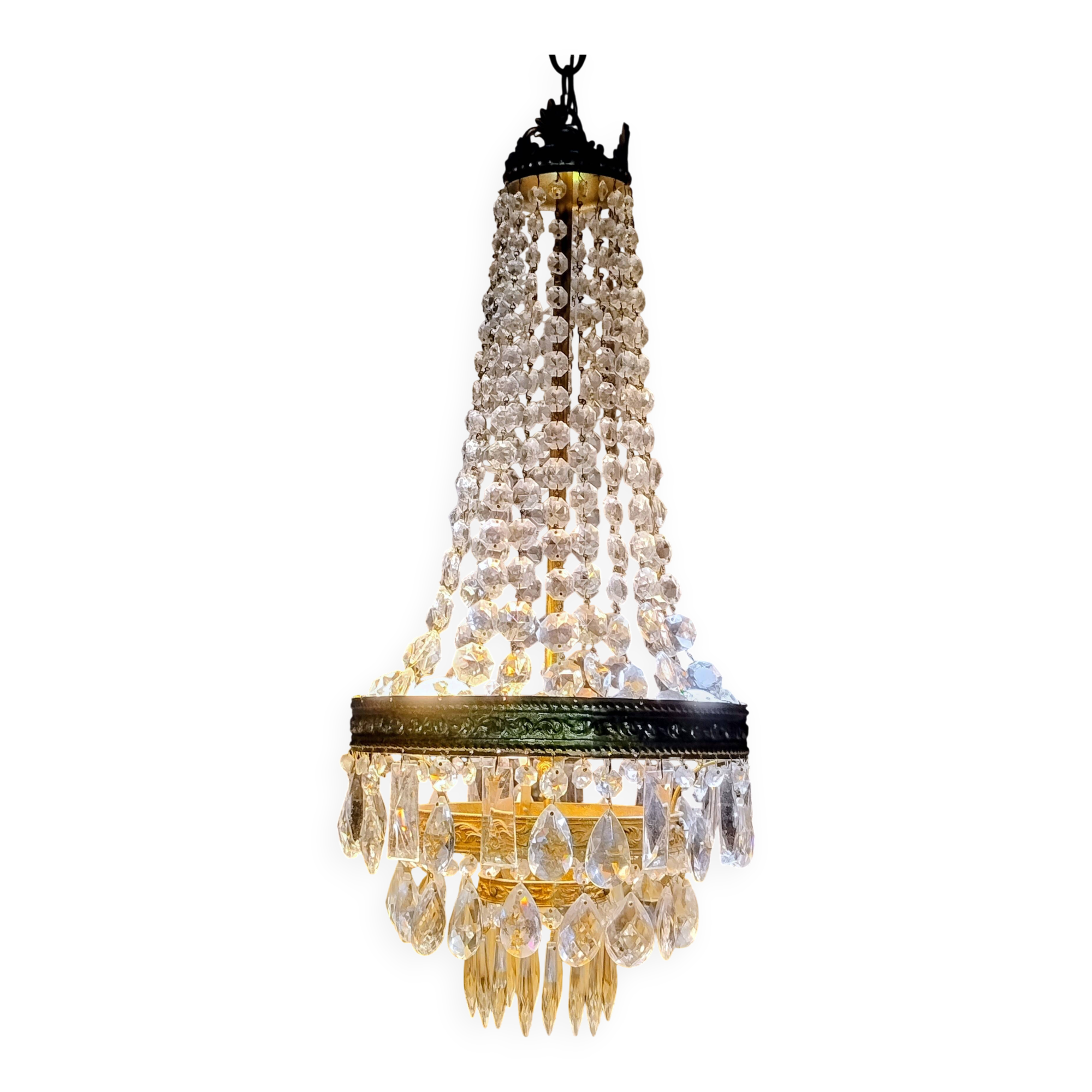 Lustre ancien Montgolfiere