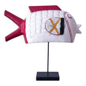 poisson Bozo en bois