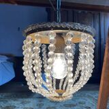 Ceiling chandelier with tassels