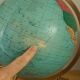 Taride luminous globe 1960 - glass world map