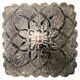 Midcentury glass flush mount, ceiling or wall lamp, Germany, 1970s