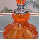 Princess orange plexiglass lamp