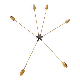 Golden mazagran spoons