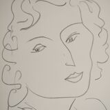 Henri Matisse: Young Girl with a Wry Smile, signed lithograph